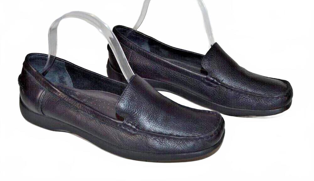 NEW TROTTERS women's poplar slip on loafers in black